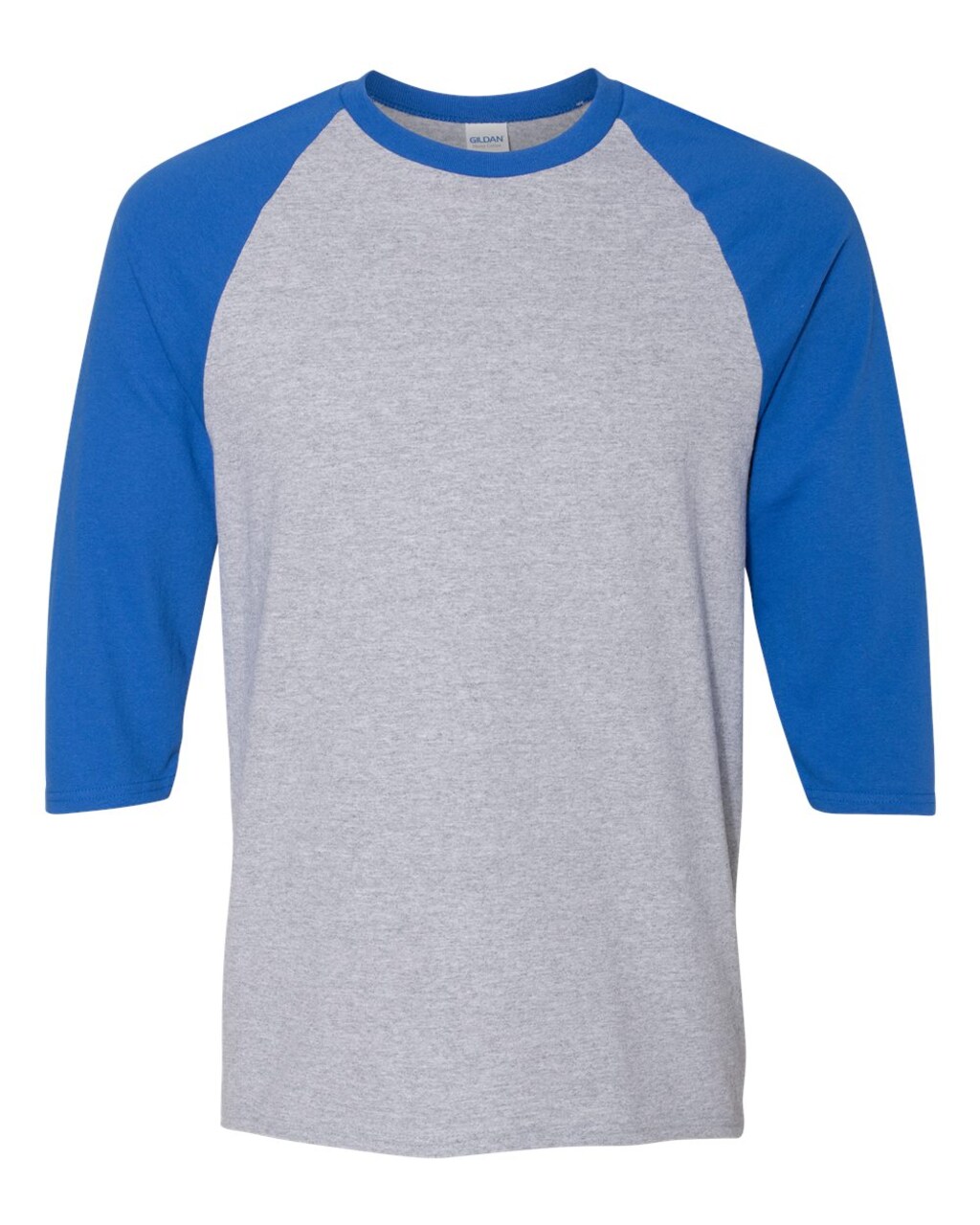 Gildan Heavy Cotton Raglan Crewneck Three Quarter Sleeve T-Shirt